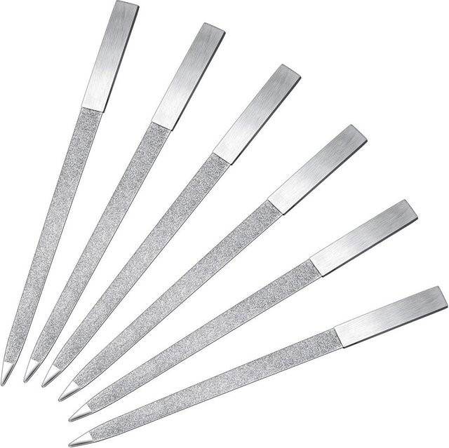 CosyHome Nagelfeile Edelstahl, doppelseitig, weiß - Bild 1