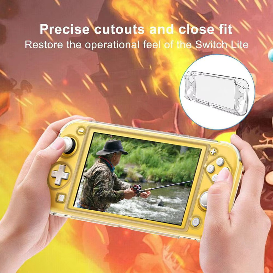 Stoßfeste Schutzhülle für Nintendo Switch und Nintendo Switch Lite in Transparent - Bild 2