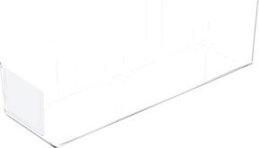 Bito Regalkästen PK3090 transparent aus Kunststoff B: 29,5 cm, H: 8,0 cm, T: 9,0 cm - Bild 1