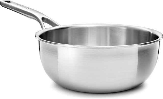 KitchenAid Chef's Kasserolle CC003255-001 aus Edelstahl in Silber, Volumen: 2,36 l, Durchmesser: 20 cm - Bild 1
