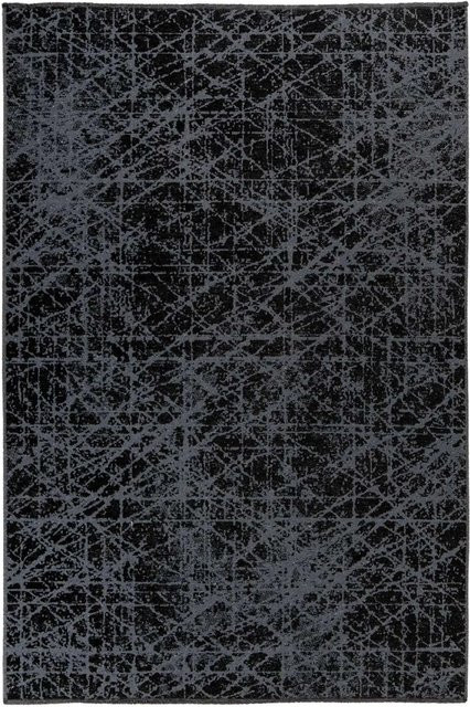MeGusta Flachflor Teppich Eva Modern Grau Polyester B/B: 120 x 170 cm - Bild 1