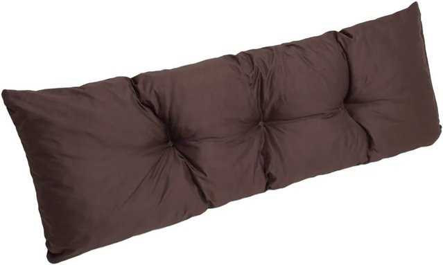 Setgarden Palettenkissen Rückenkissen Braun B: 120 cm, H: 40 cm - Bild 1