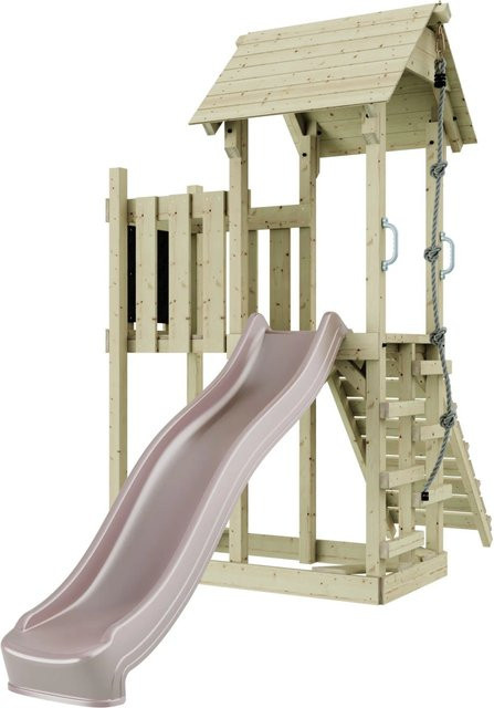 OutdoorToys Spielturm Tromso in Altrosa aus Holz - Bild 1