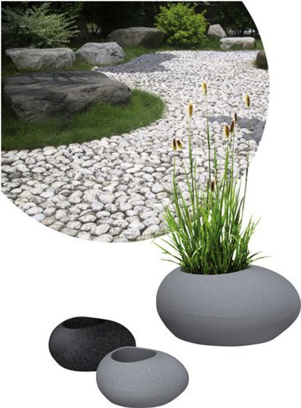 Scheurich Pflanzgefäß Flow Grau, Durchmesser: 73 cm, Höhe: 35,2 cm - Bild 4
