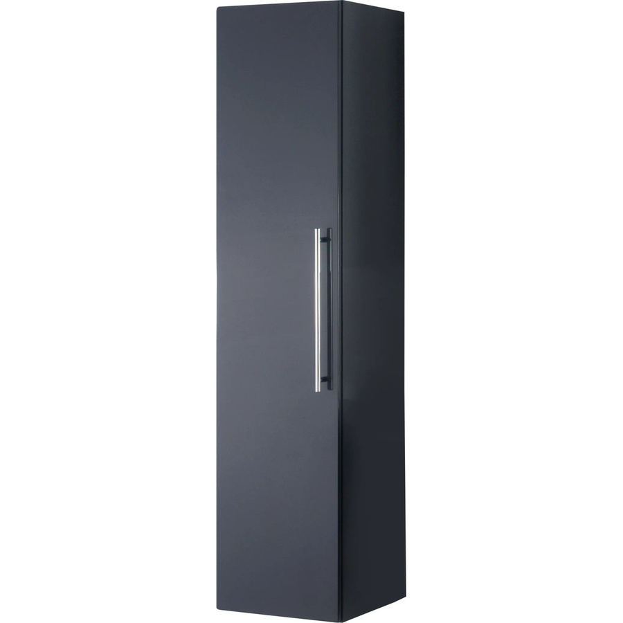 Sanotechnik Bad-Hochschrank Anthrazit mit Regalböden, Höhe: 150 cm, Breite: 35 cm - Bild 2