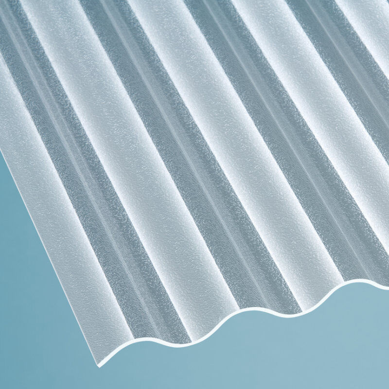 Scobalit Polycarbonat Wellplatte Lichtplatte transparent, Breite: 104,5 cm, Stärke: 0,25 cm - Bild 1