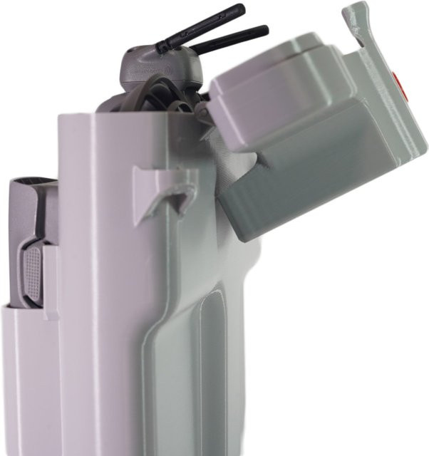 Schützende Aufbewahrungsbox für DJI Neo2 in Grau, 3D-gedruckte Tragetasche mit Anti-Druck-Hartschale und offenem Deckel-Design - Bild 1