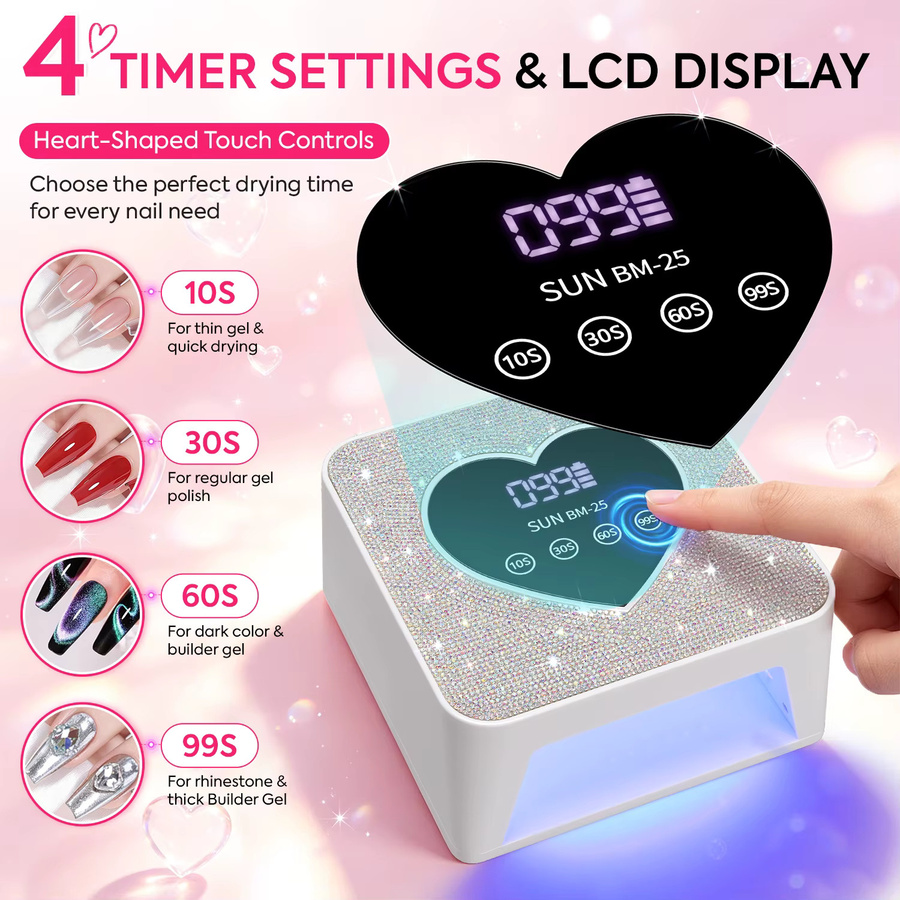DianaBeauty UV-LED-Nagellampe, tragbar, wiederaufladbar - Bild 2