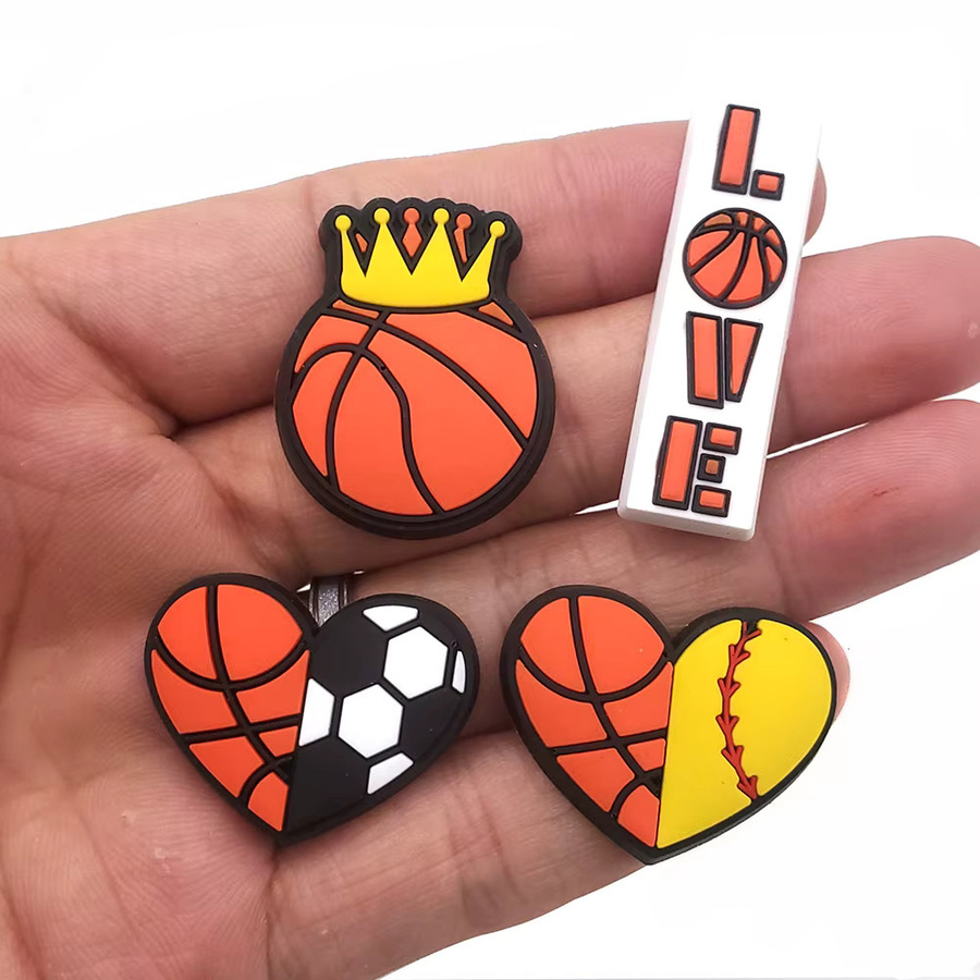 Hot Toys Charms, Basketball-Schuh, PVC, 10 Stück/Set - Bild 2