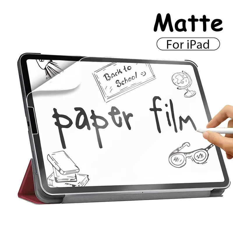 Matte Displayschutzfolie im Papierfolien-Stil für Apple iPad und iPad Pro Modelle - Bild 7