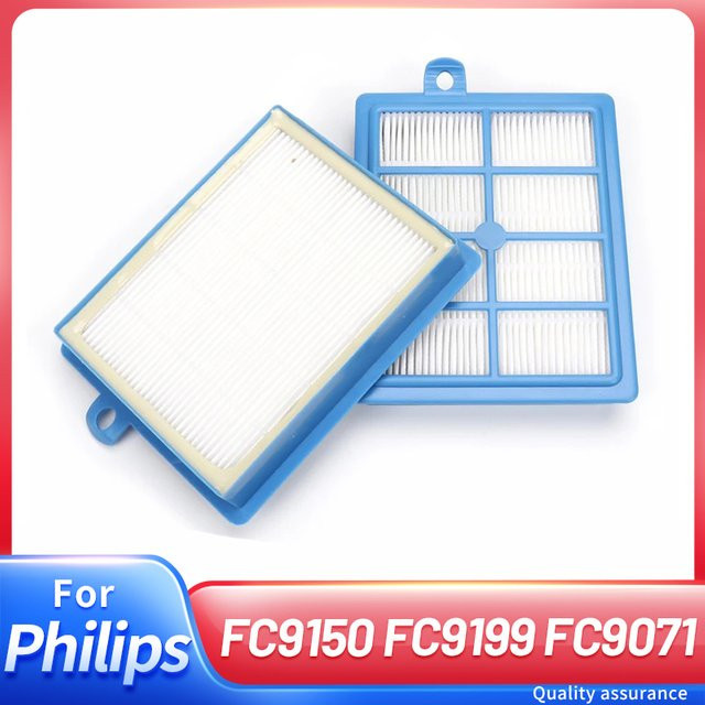 Waschbarer HEPA-H13-Filter H12 blau kompatibel für Philips Staubsauger Fc9150 Fc9199 Fc9071 Fc8038 Fc9262 - Bild 1