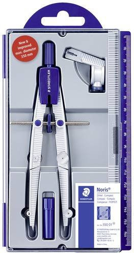 Staedtler Schnellverstellzirkel Quick Set aus Metall in Blau - Bild 1
