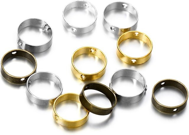 YouYoungDifferent Anhänger, Metall, geometrisch, Silber, Unisex - Bild 1