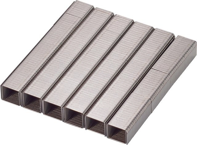 LUX-TOOLS Edelstahlklammer Comfort aus Edelstahl in Silber, 1.200 Stück - Bild 1