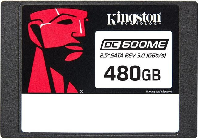 Kingston DC600ME SSD Mixed Use 480GB intern 2,5 Zoll SATA 6Gb/s 256-Bit-AES TCG Opal Encryption 2.0 Schwarz - Bild 1