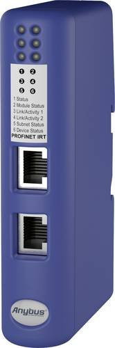 Anybus AB7328 CAN/Profinet-IRT CAN Umsetzer mit USB, Ethernet/LAN und Sub-D9, galvanisch getrennt, 24 V/DC, Blau - Bild 1