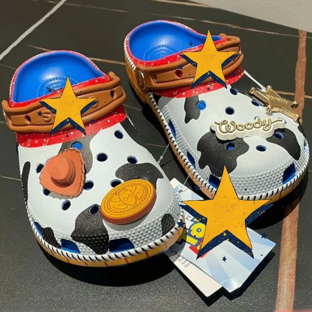 Hot Toys Woody Klassische Clogs mit Zubehör, Sandalen, Kunststoff - Bild 1