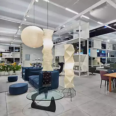 Vitra Akari 33N Pendelleuchte in Weiß aus Papier - Bild 1
