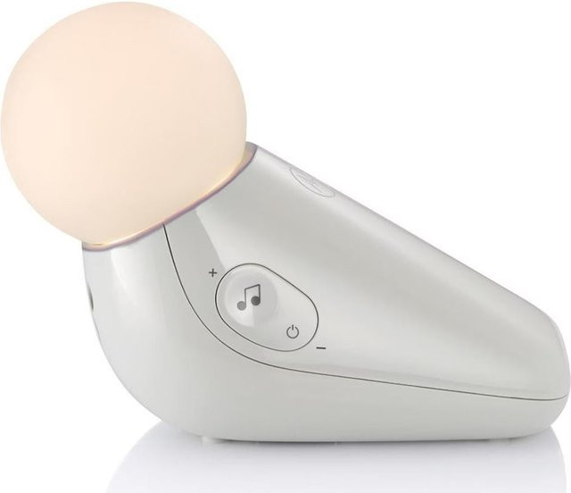 Motorola S1 Light and Sound Soother Baby-Nachtlicht in Weiß mit 10 Sounds und 50 Std. Akkulaufzeit - Bild 1