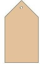 HERMA Anhängezettel aus Papier, braun, 250 Stück, B: 8 cm, H: 15 cm - Bild 1