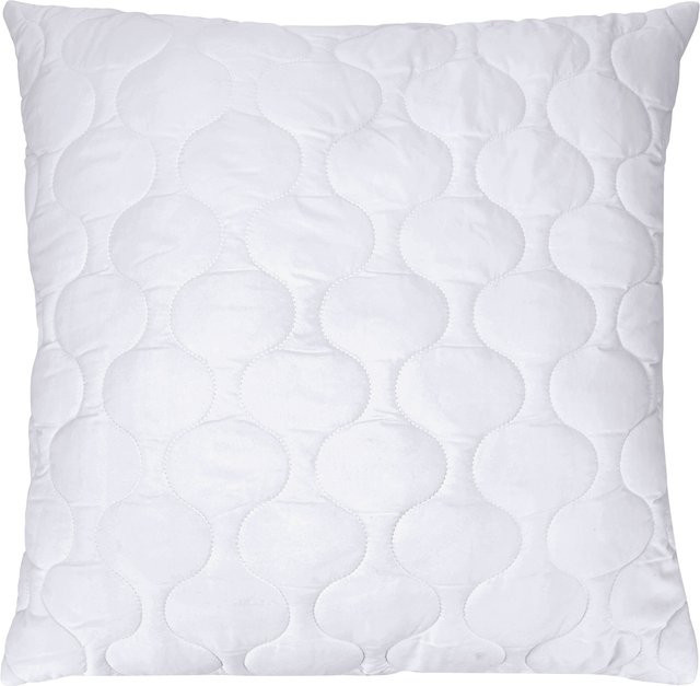 LIVARNO Kopfkissen aus Polyester, weiß, B/B: 80 x 80 cm, allergikerfreundlich und waschbar - Bild 1