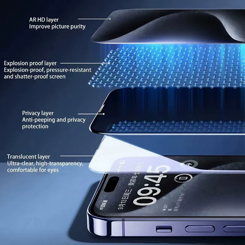 2 Stück Displayschutzfolie aus gehärtetem Glas mit oleophober Beschichtung für Realme GT7 6 5 4 3 2 Pro C75 5G C75X C65 in Transparent - Bild 3