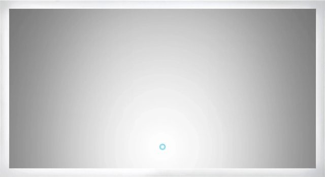 Posseik LED-Lichtspiegel mit Neutralweiß und Touch-Bedienung, B: 65 cm, H: 120 cm - Bild 1