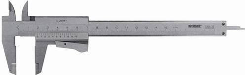 IRONSIDE Taschenmessschieber 150mm aus Edelstahl in Silber - Bild 1
