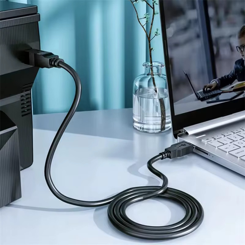 OUIO USB 2.0 Druckerkabel Typ A auf Typ B in Schwarz - Bild 6