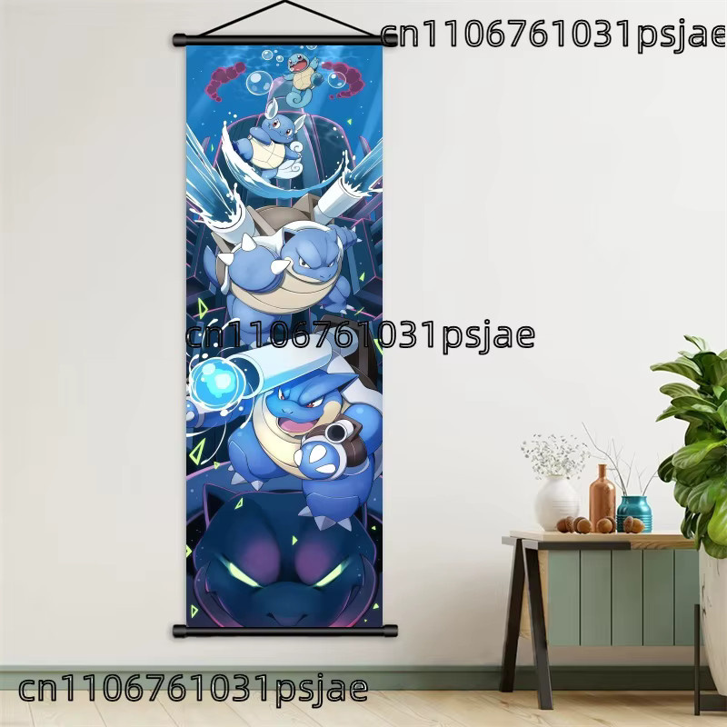 TAKARA TOMY Squirtle Wanddekor als hängendes Scroll-Element für dein Kinderzimmer - Bild 3