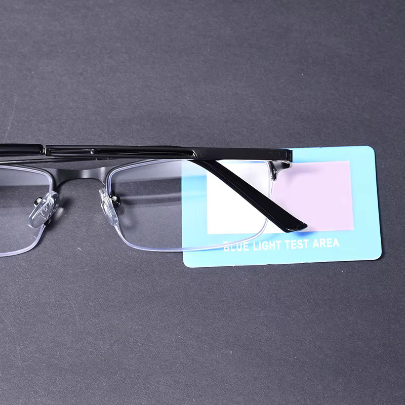 May Flower Lesebrille, Halbrand, Metall, Schwarz, Unisex, rechteckig - Bild 2