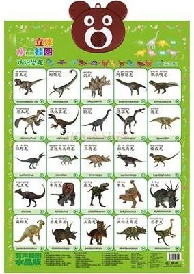 Binchi Outdoor Product Dinosaurierkarten Klangwandtafeln, ab 3 Jahre - Bild 1