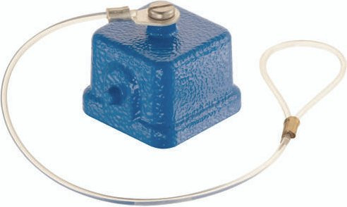 HARTING Abdeckkappe 09360035409 aus Kunststoff in Blau - Bild 1