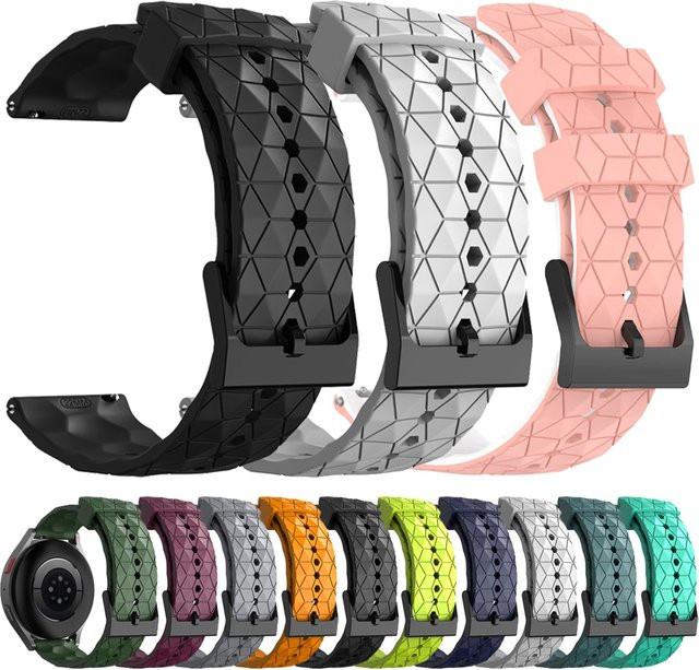 Fossil Uhrenarmband, Silikon, Schwarz, Unisex - Bild 1