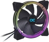 Alphacool Eiszyklon Aurora LUX PRO Digital RGB Gehäuselüfter, Schwarz, B/H/T: 14 x 14 x 2,5 cm - Bild 1