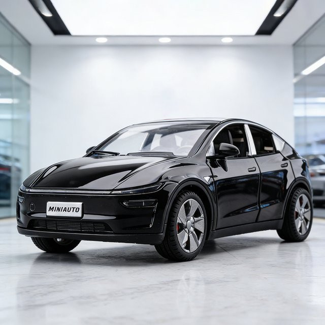 DuBeeBee Model Y Modell Auto-Modell, 1:32, Metallguss, mit Licht und Sound - Bild 1