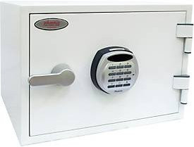 Phoenix Feuerschutzschrank FS 1281 E mit Elektronikschloss, Weiß, B: 60 cm, T: 41,2 cm, H: 35,2 cm - Bild 1