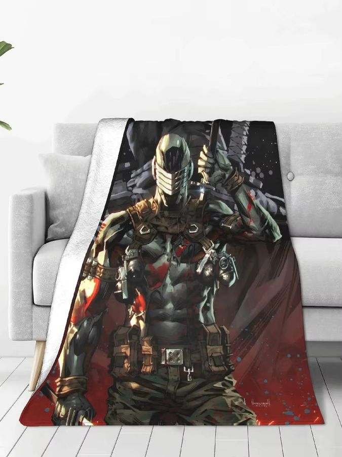 GI Joe Flanell-Überwurfdecke für Kinder, warme und gemütliche Winter-Tagesdecke für Bett oder Couch - Bild 2