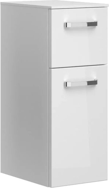 Pelipal Bad-Hängeschrank Serie 4010 Weiß Hochglanz mit Soft-Close-Türen und Regalböden, Breite: 30 cm, Höhe: 73,2 cm - Bild 1