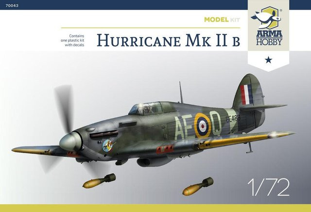 Arma Hobby Hurricane Mk IIb, Fahrzeug, Kunststoff, Grau - Bild 1