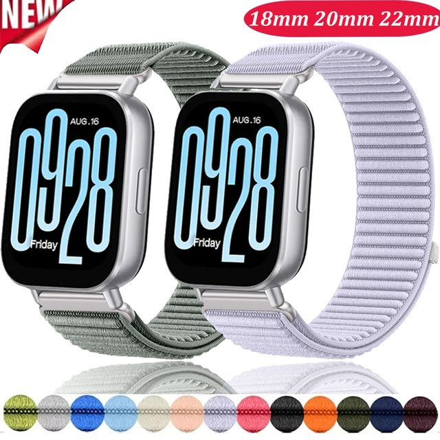 Uhrenarmband Nylon, elastisches Geflecht, Unisex, multicolor - Bild 1