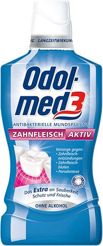 Odol med3 Zahnfleisch Aktiv Mundspülung, 500 ml - Bild 1