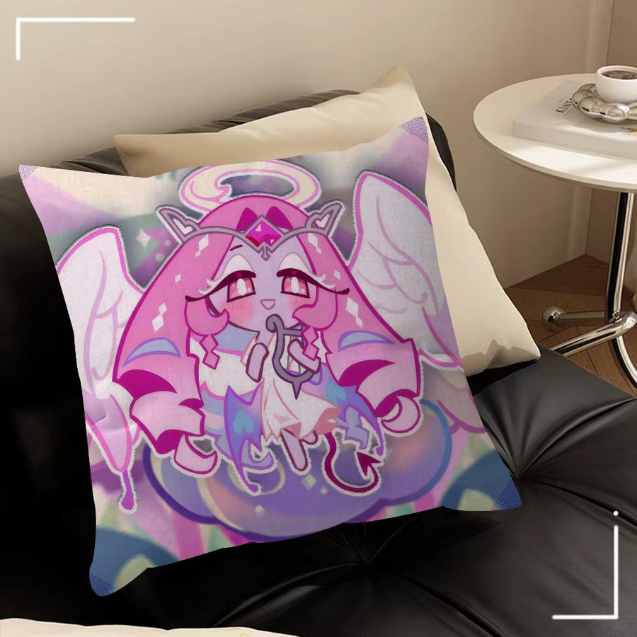 KAYOU Cookie Run Kingdom Kissenbezug aus Polyester, Dekorative Zierkissenhülle, Mehrfarbig, B/H: 30 x 50 cm - Bild 4