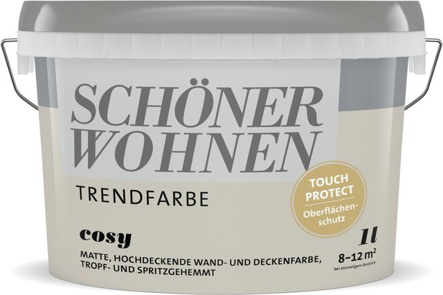 Schöner Wohnen Wandfarbe Cosy Beige matt wasserbasiert und allergenarm - Bild 1