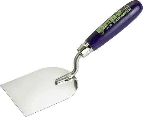 Connex Stukkateurspachtel aus Edelstahl mit blauem Holzgriff, Länge: 26,5 cm - Bild 1