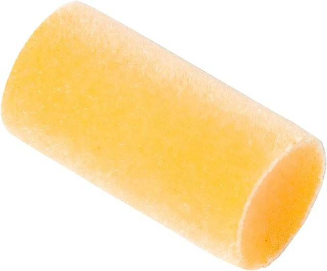 LUX-TOOLS Mini Flock-Walze Gelb für wasserbasierte Farben, Breite: 7 cm - Bild 1