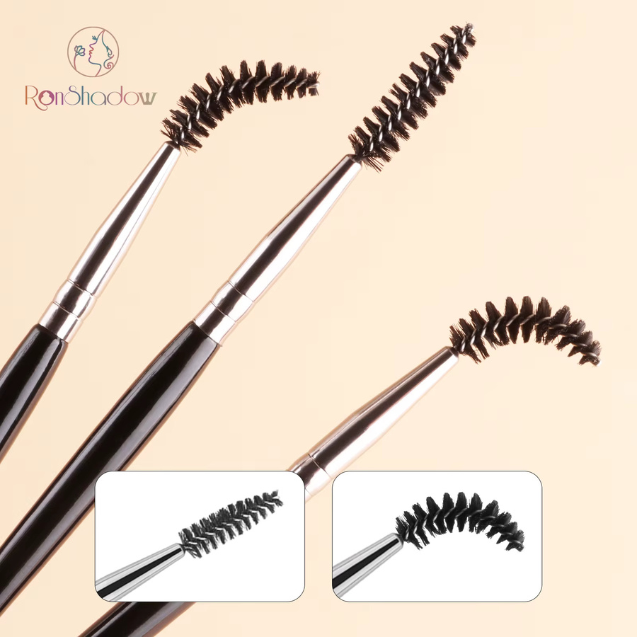 Ronshadow 3-teiliges Set Wimpernbürsten und Augenbrauenkamm, Unisex - Bild 2