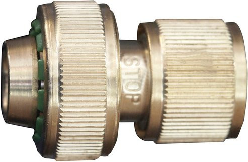 Mr. GARDENER Quick-Coupling Anschlussstück aus Edelstahl in Silber, 3/4 Zoll - Bild 1