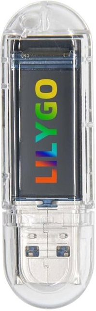 LILYGO T-Dongle-C5 ESP-C5HR8 TTGO TF-Karten-Entwicklungsboard mit 0,96 Zoll ST7735 IPS LCD-Displaymodul in Transparent - Bild 1