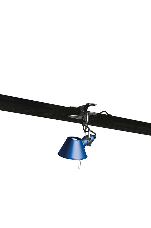 Artemide Tolomeo Micro Pinza Klemmleuchte aus Aluminium in Blau mit E14 Fassung - Bild 3